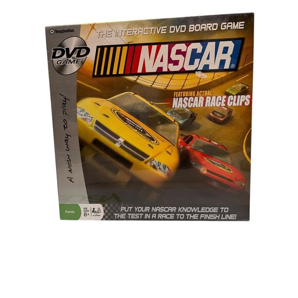 NASCAR The Interactive DVD Board Game Featuring Race Clips 2008 New Sealed - Picture 1 of 5